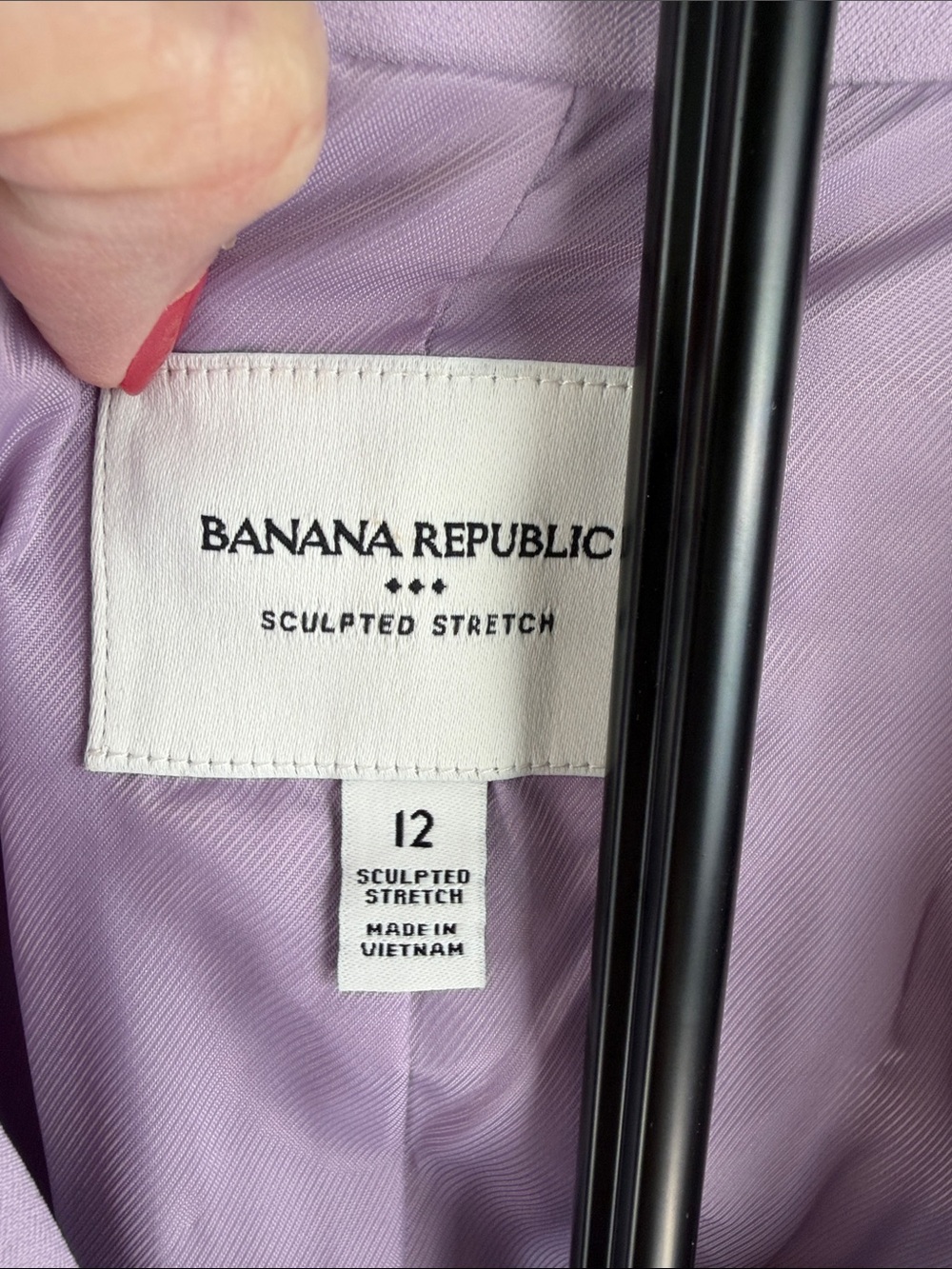 Banana Republic Lilac Single-Button Blazer - Picture 2 of 9